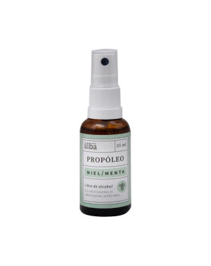 Propoleo Spray Miel Menta 35ml Del Alba