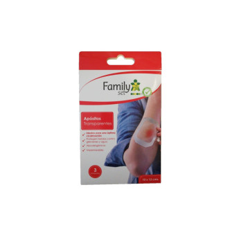 Family Set Aposito Transparente 3 U. 10x12 cms.