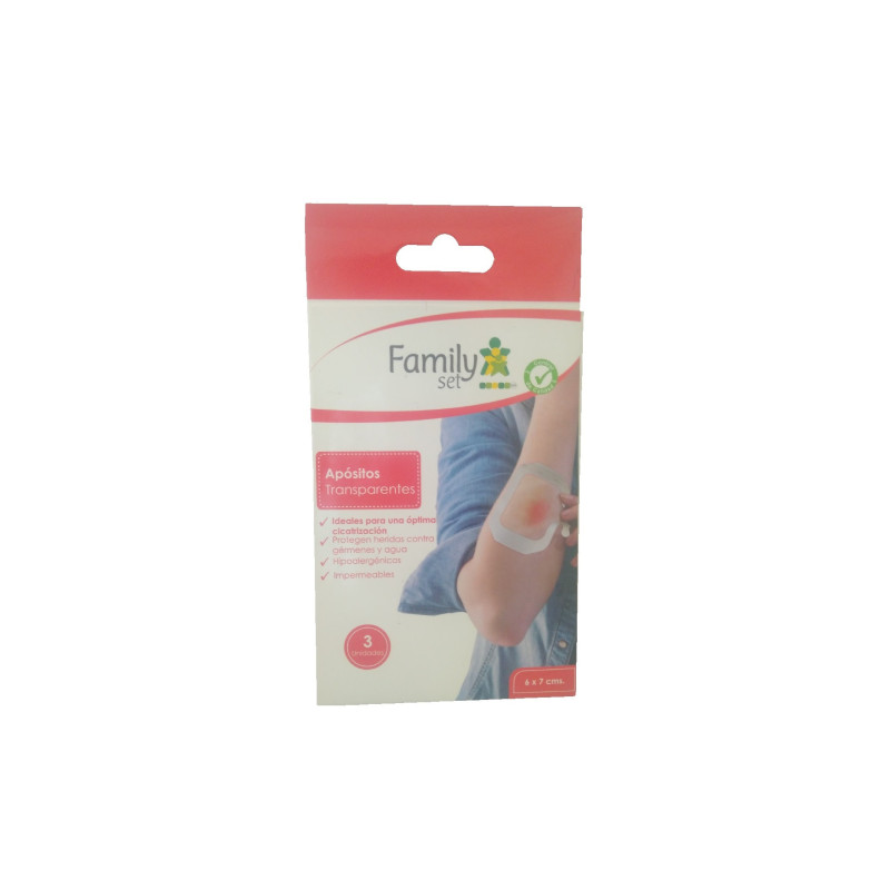 Family Set Aposito Transparente 6x7 cms.