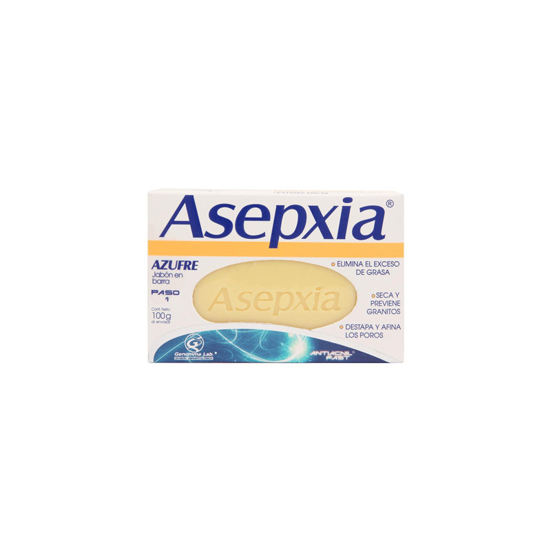 Asepxia Jabón Azufre 100 Gr