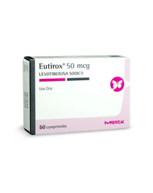 Eutirox 50 mcg x 50 comprimidos