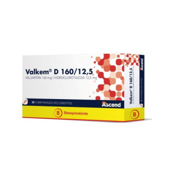 Valkem D 160/12,5 Mg 30 Comprimidos