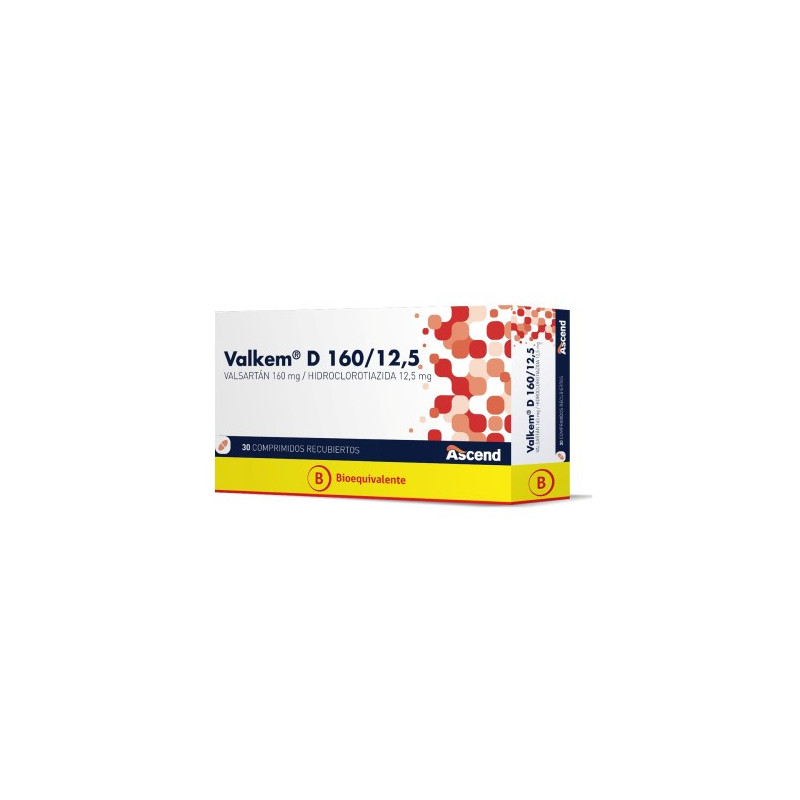 Valkem D 160/12,5 Mg 30 Comprimidos