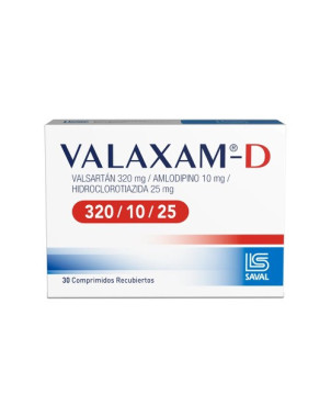 Valaxam D 320/10/25 mg x 30 comp   VENCE 09/2026   STOCK 1