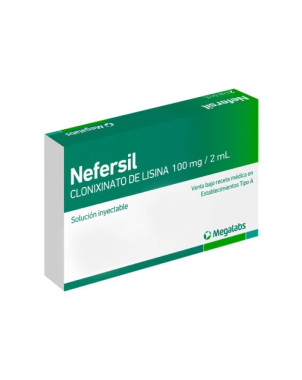 Nefersil 100mg/2 Ml X 5 Amp