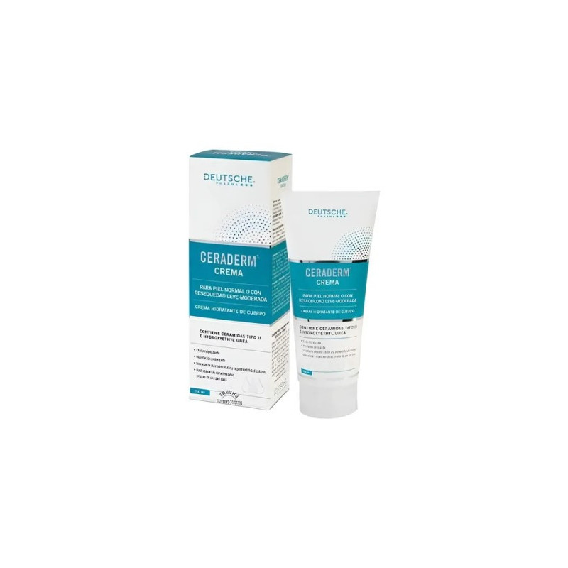 Ceraderm Crema Hidratante De Cuerpo Piel Normal 200 Ml