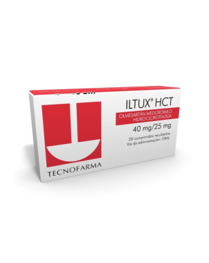 Iltux HCT 40/25 mg 28 comprimidos