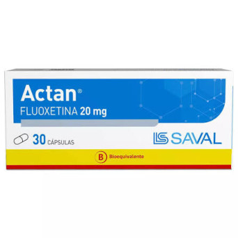 Actan 20 mg 30 cápsulas