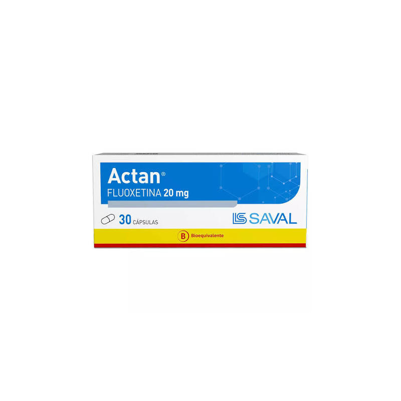 Actan 20 mg 30 cápsulas