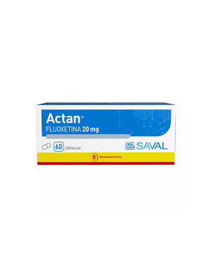 Actan 20 mg x 60 cápsulas