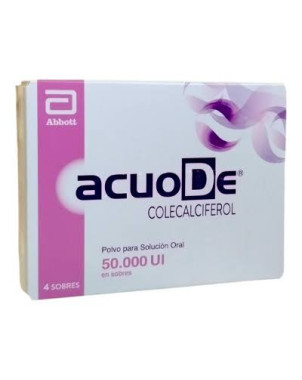 Acuode 50.000 UI X 4 sobres