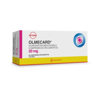 Olmecard 20 Mg 30 Comp. Recubiertos