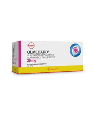 Olmecard 20 Mg 30 Comp. Recubiertos