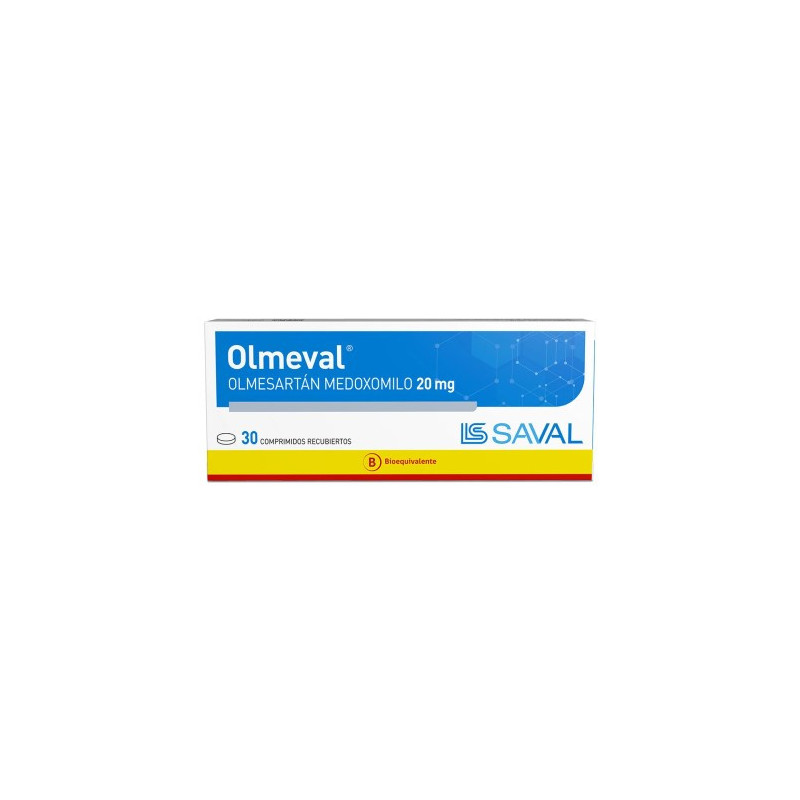 Olmeval 20 Mg 30 Comp. Recubiertos