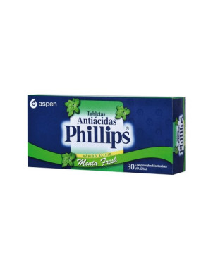 Phillips Tabletas Antiacidas 30 Comp. Masticables