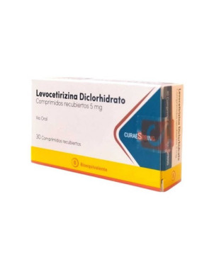 Levocetirizina 5 Mg 30 Comp. Recubiertos CuraeSpring