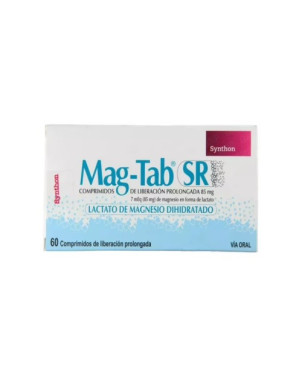 Mag-Tab SR 85 Mg 60 Comp. Liberacion Prolongada Lactato